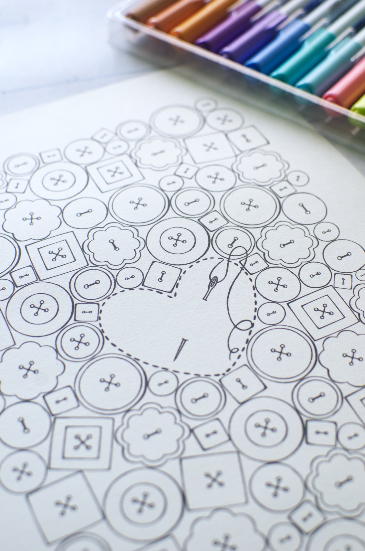 DIGITAL PRODUCT - 'Play With Patterns' Colouring Pages Collection | 7 Colouring Pages | A4 (21 x 29.5 cm) | JPGs
