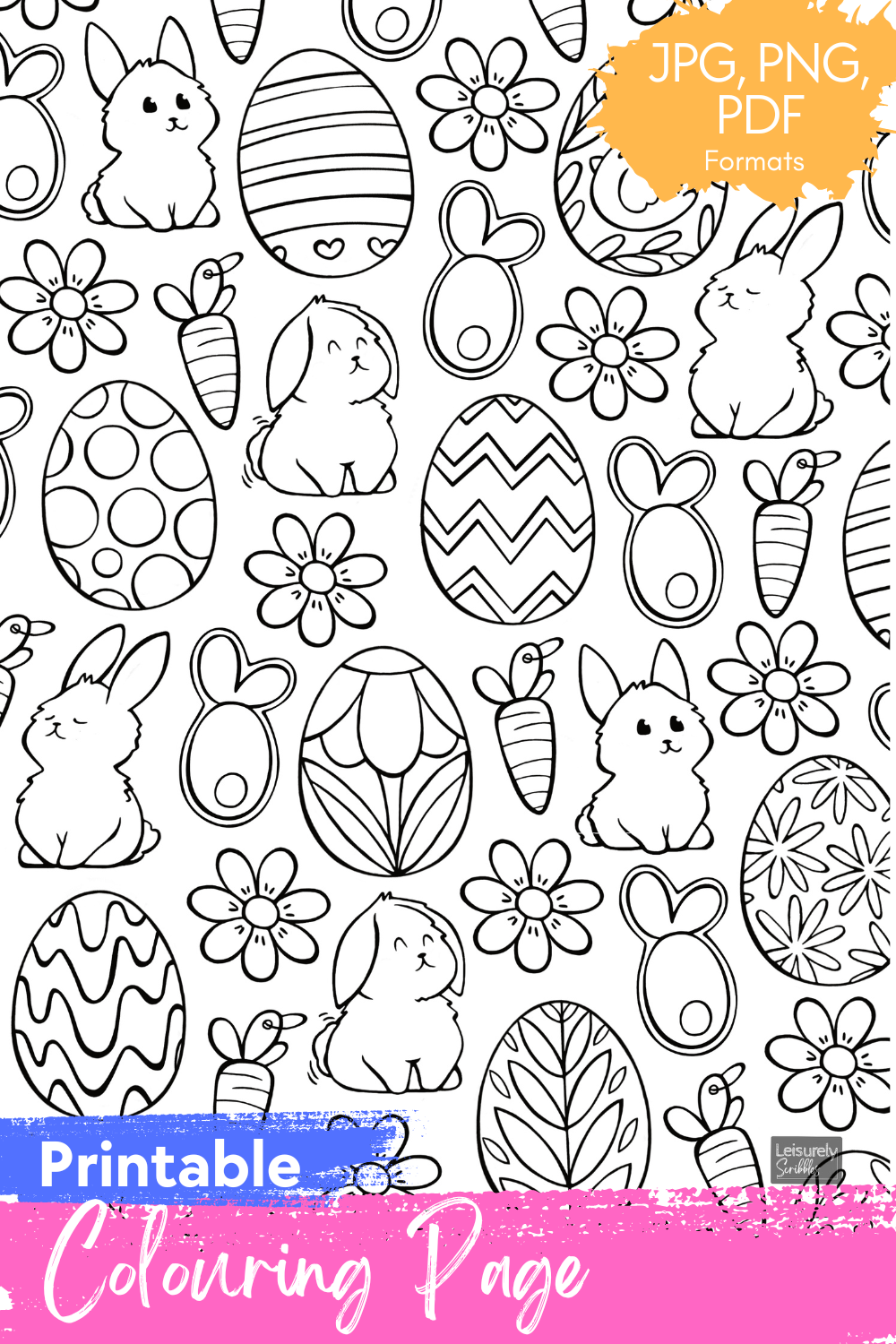 DIGITAL PRODUCT - 'Easter' Colouring Page