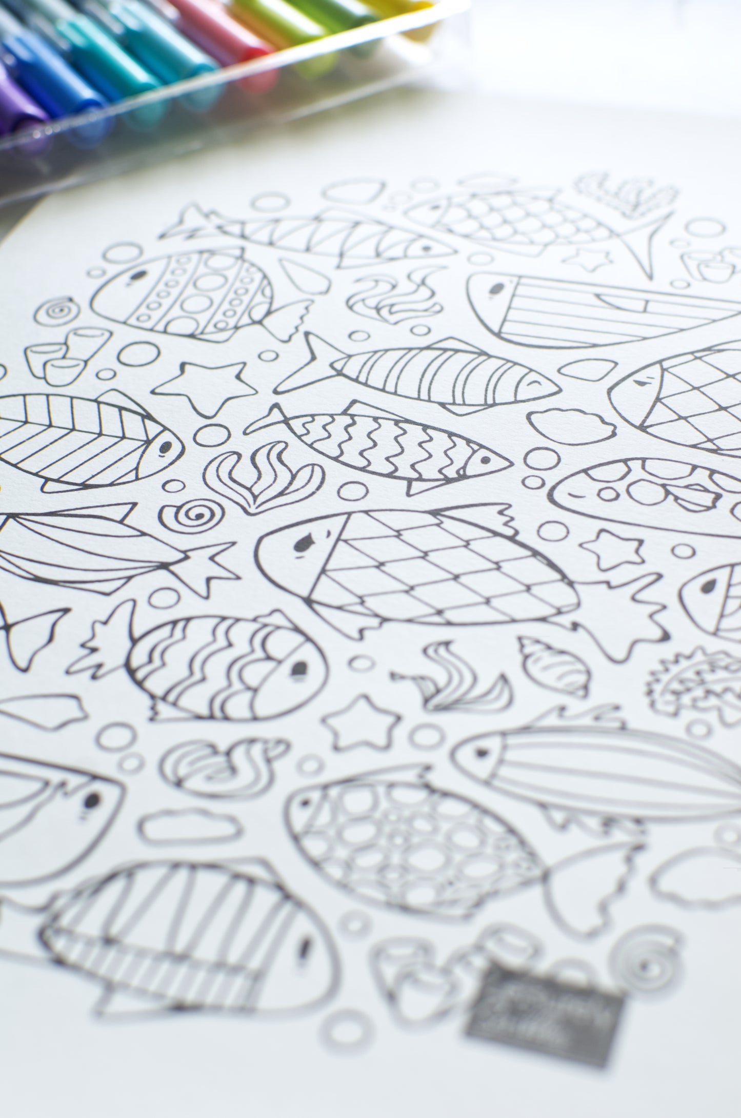 DIGITAL PRODUCT - 'Fishy!' Colouring Page