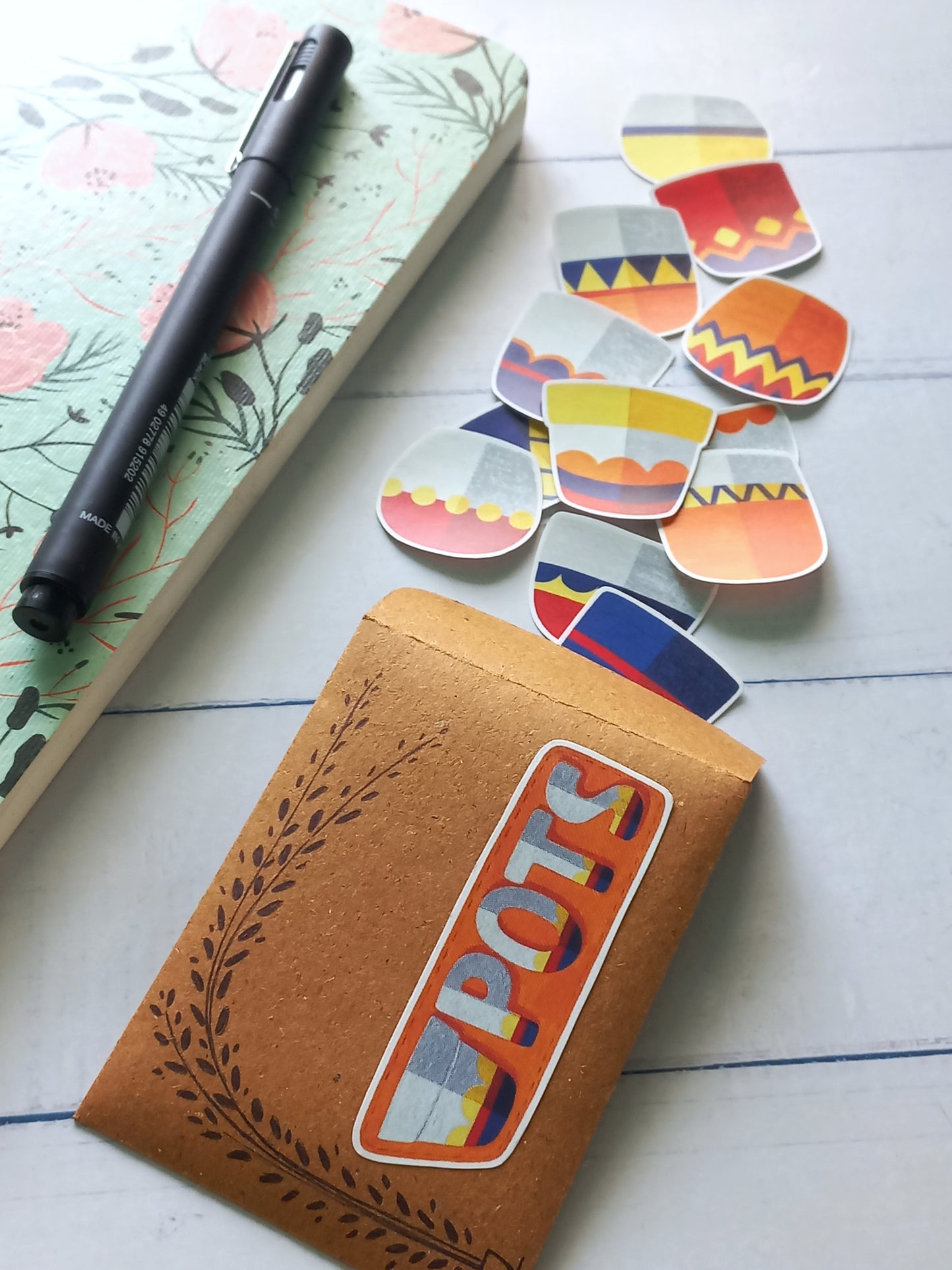 Stickers | Pots | Sticker Set of 12