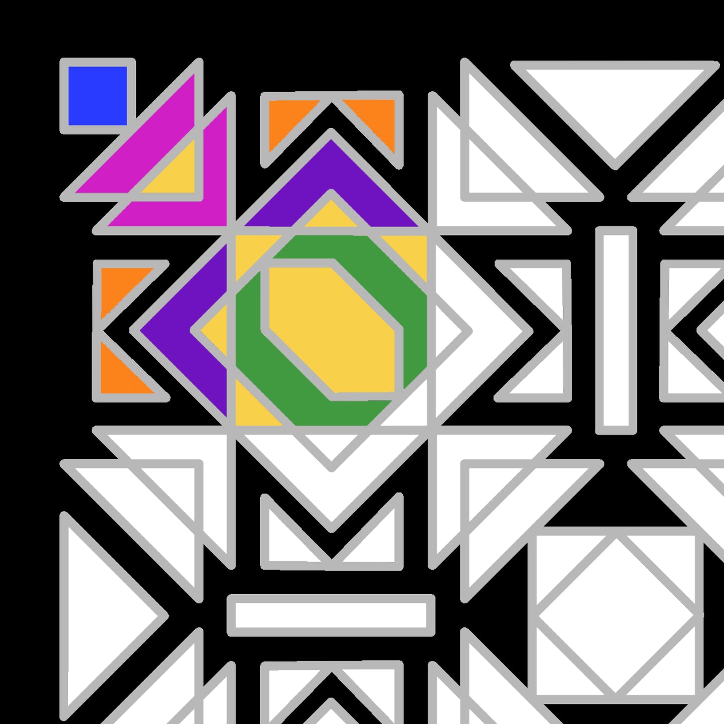 DIGITAL PRODUCT - 'Rangoli' Colouring Page | 2 Designs | Sizes: 21 cm X 21 cm | JPG & PDF