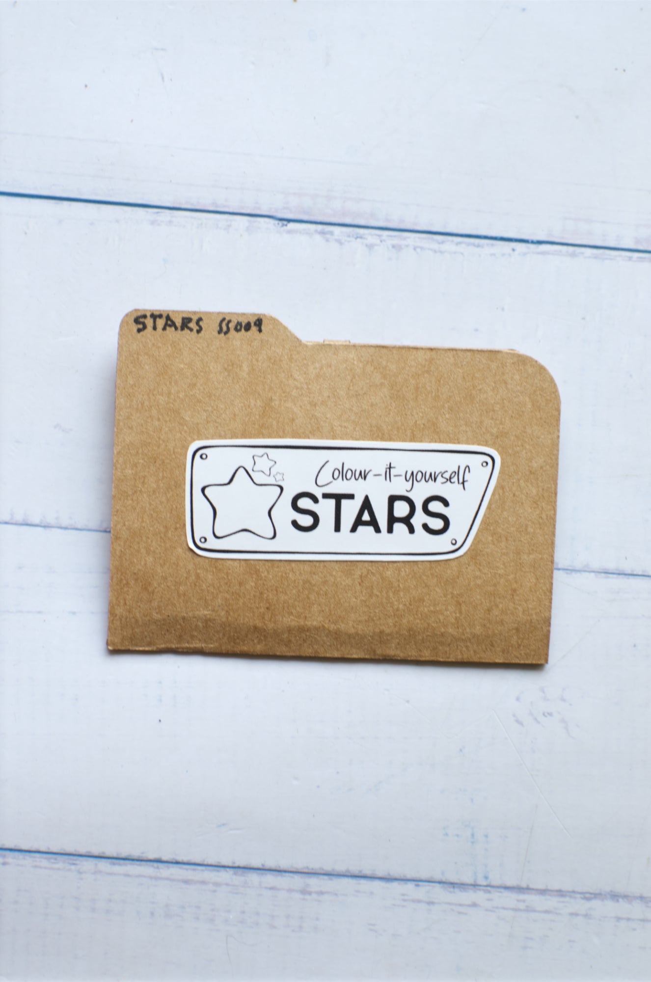 Stickers | 'Colour-It-Yourself' Stars | Sticker Set of 35