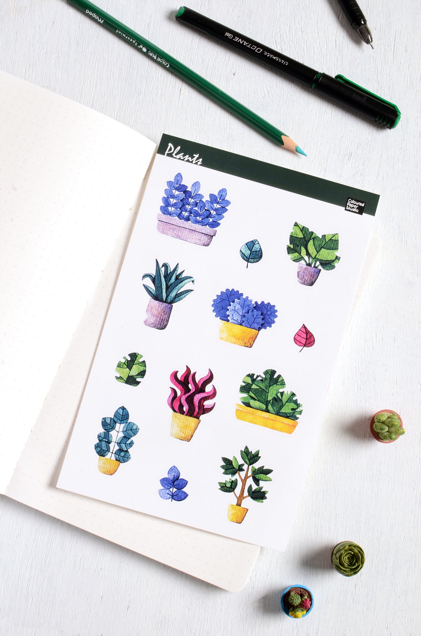 Sticker Sheets | Pot Plants