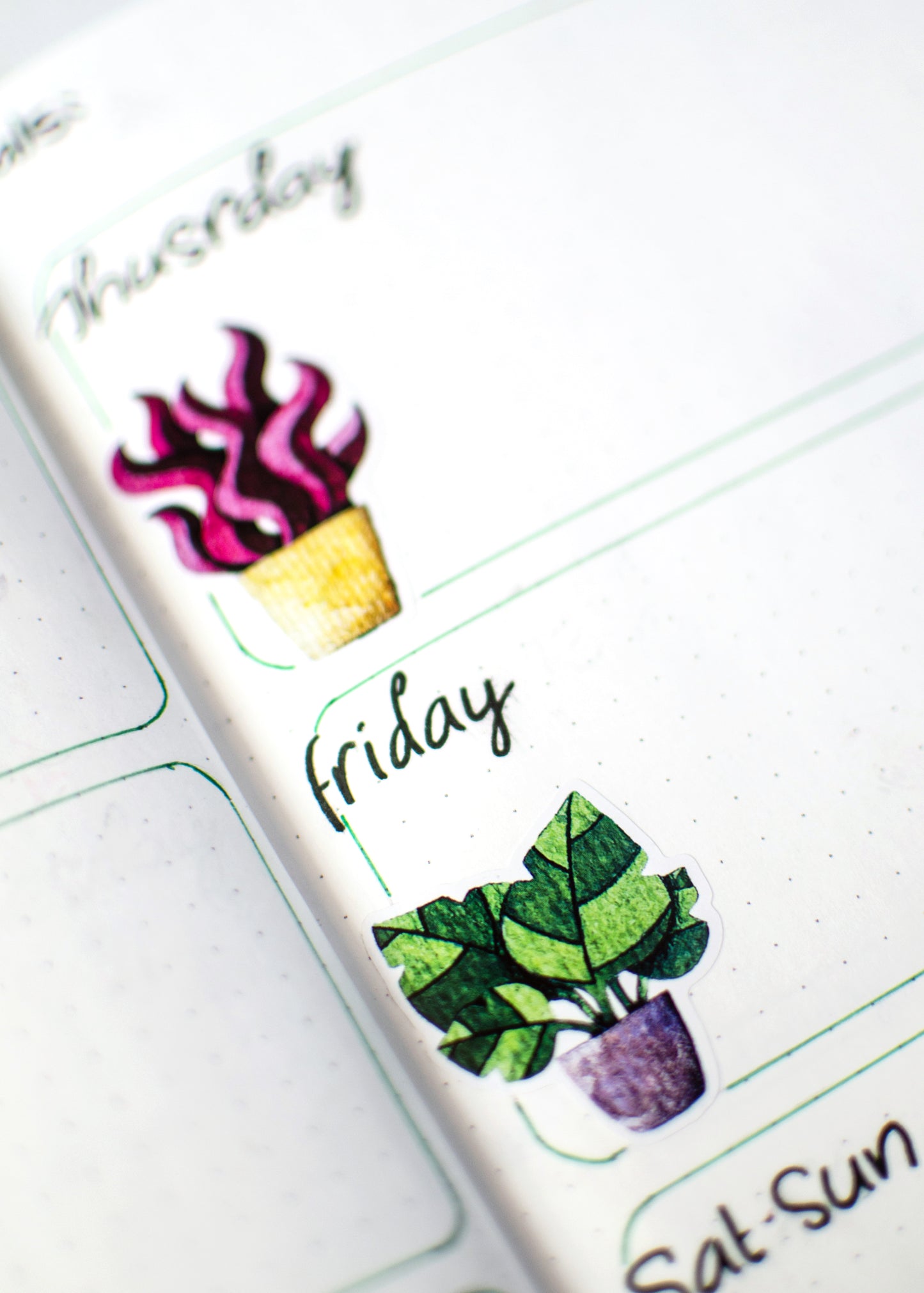 Sticker Sheets | Pot Plants