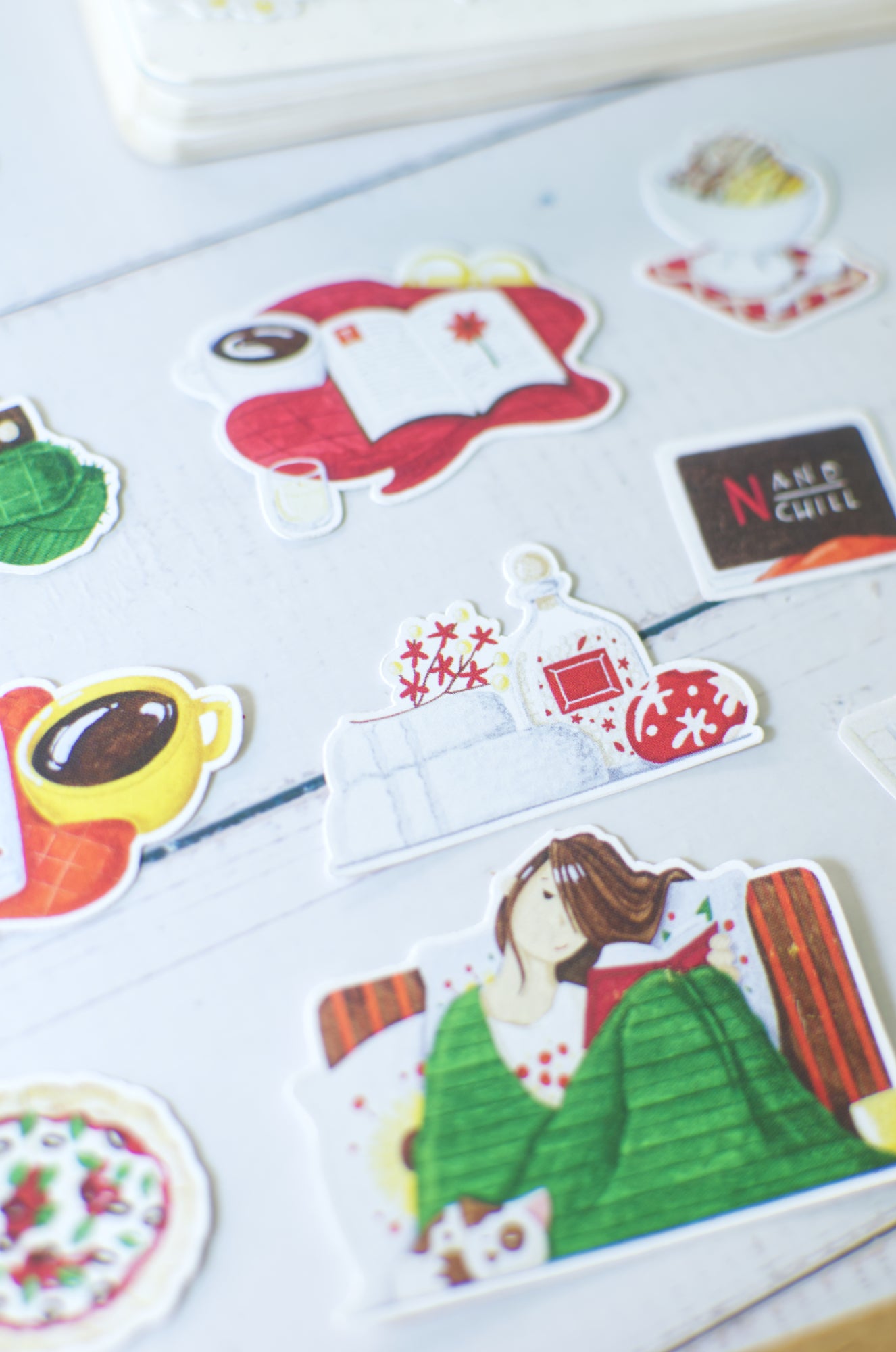 Stickers | Cozy Day In | Sticker Set of 16