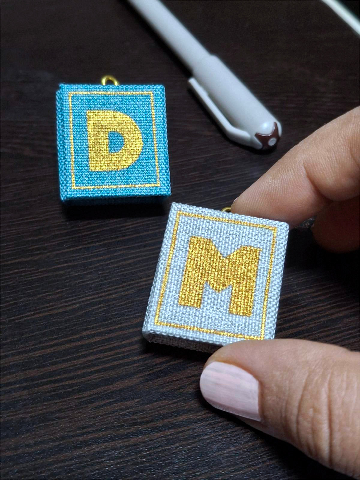 Initials Edition: Miniature Book Pendant | Custom-Made | Hand-Made | Unique Gift | Hand-Crafted Pendant