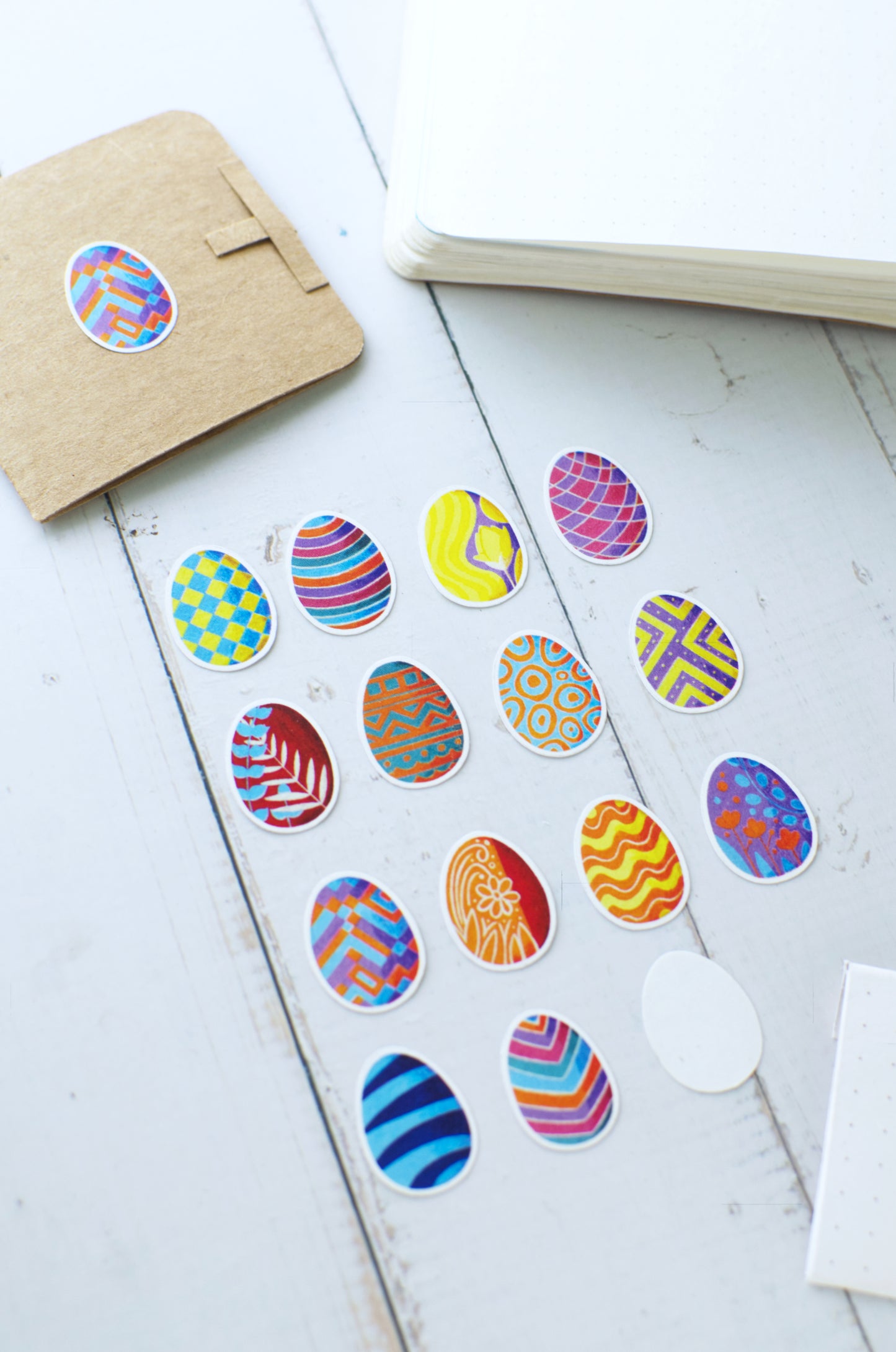 Stickers | Easters Eggs | Set of 14 (1 + Secret Sticker)