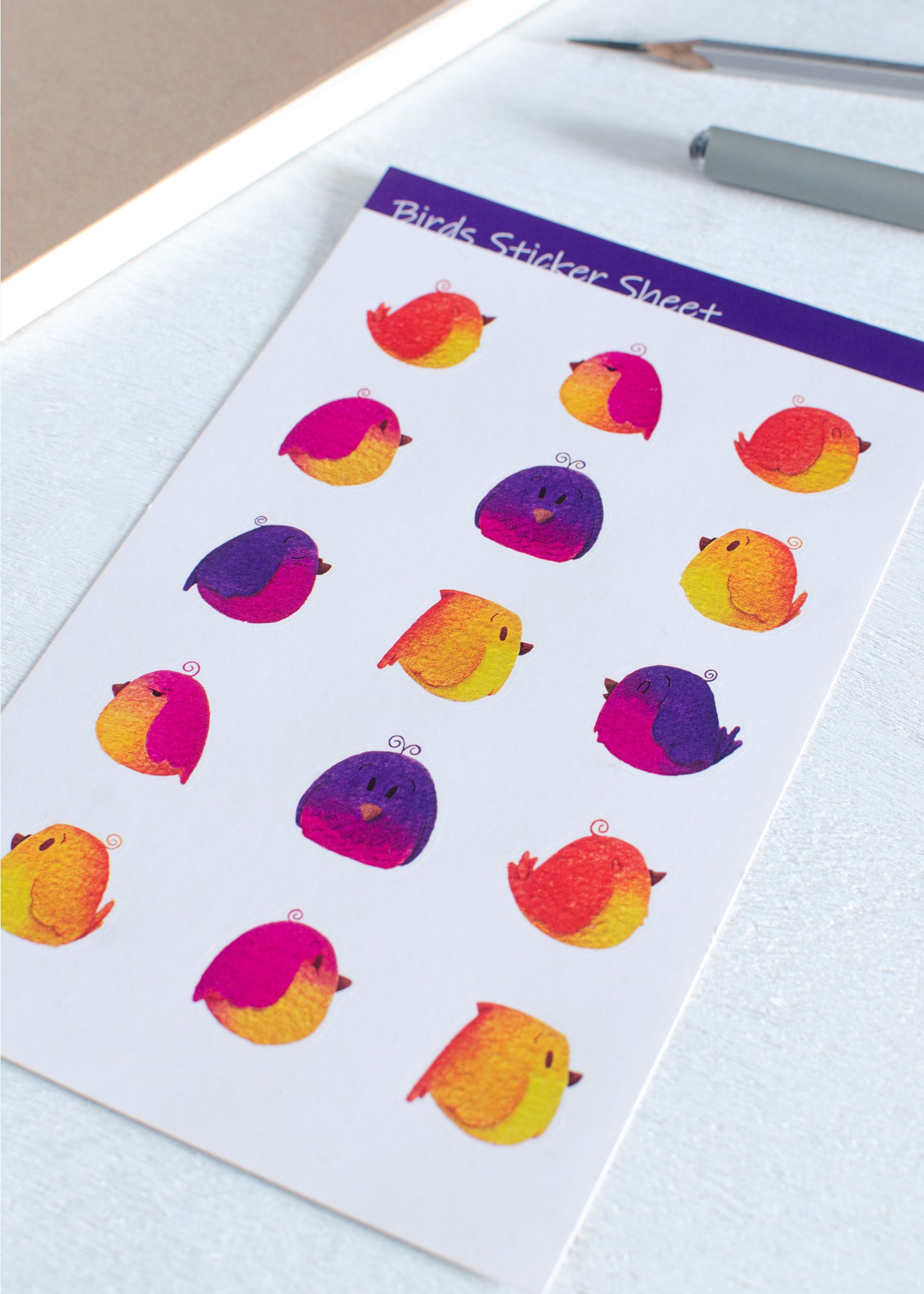 Sticker Sheet | Birds