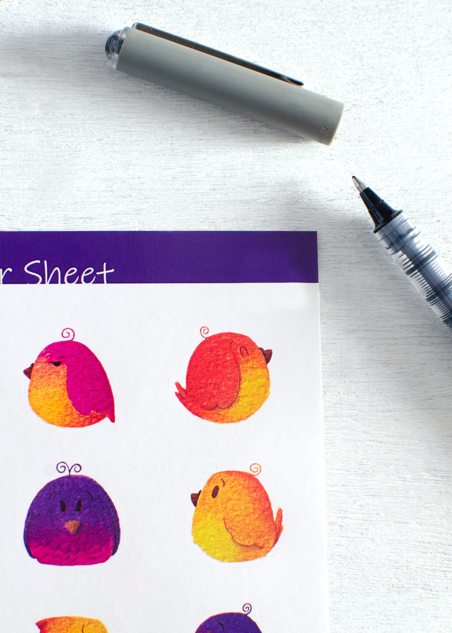 Sticker Sheet | Birds