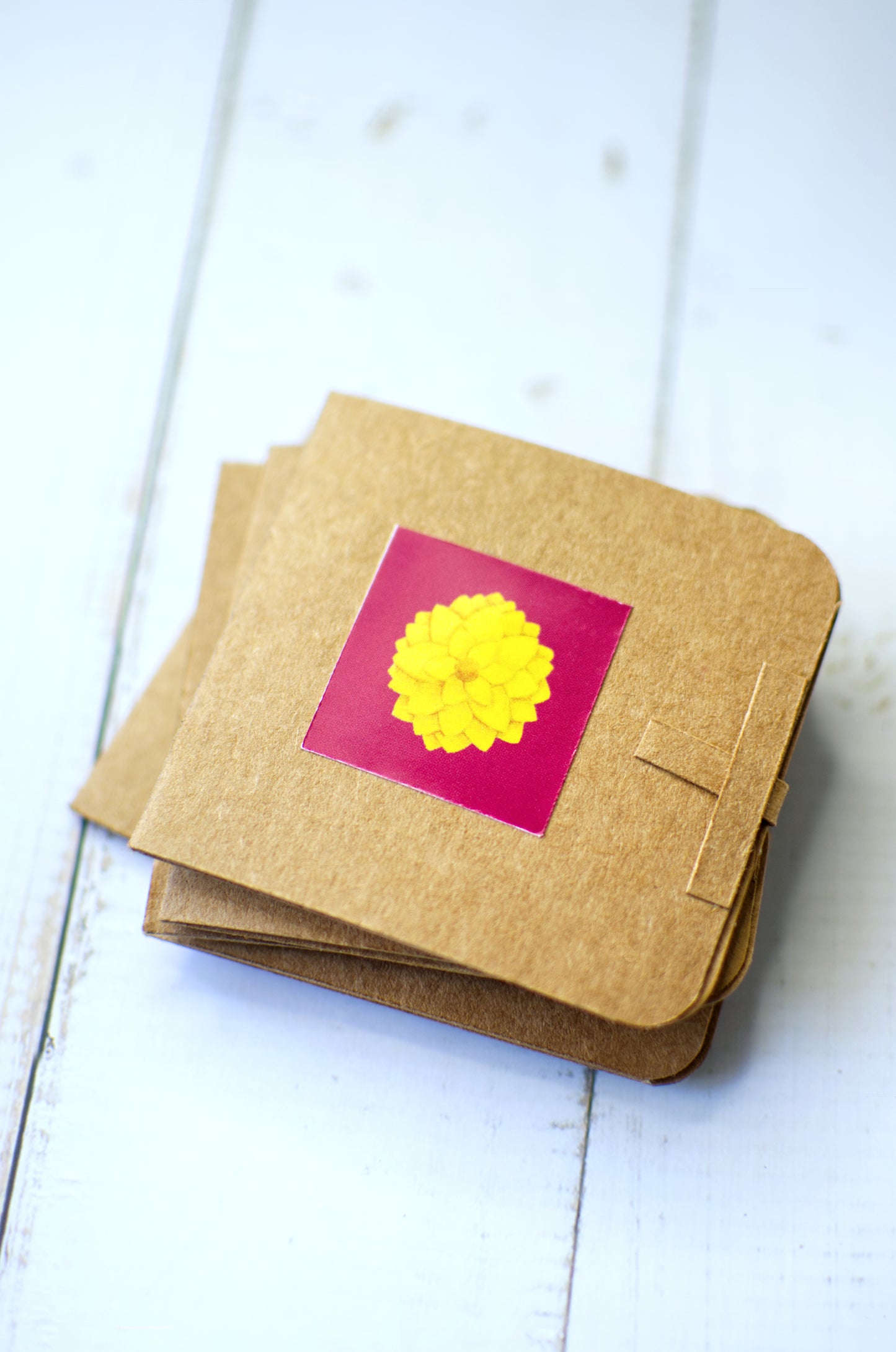 Stickers | 'Yellow' Flower | Set Of 12